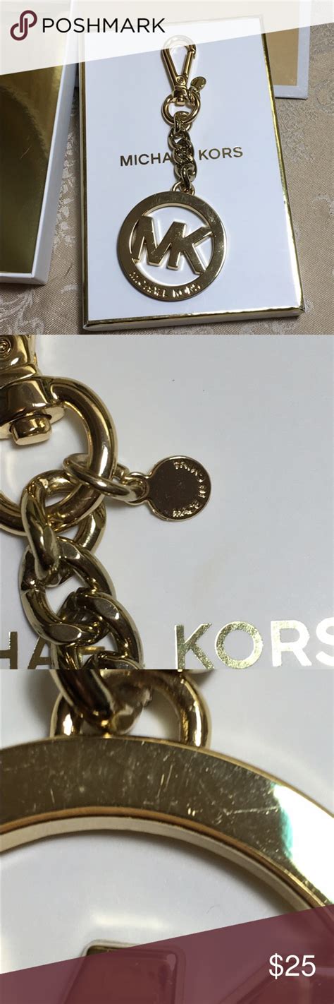 gold michael kors purse charm